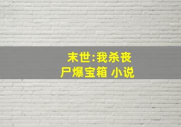 末世:我杀丧尸爆宝箱 小说